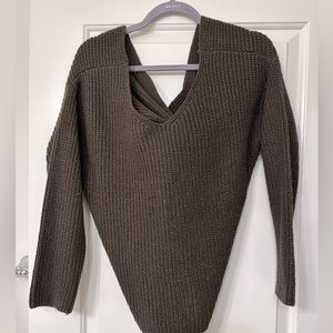 ASTR olive green sweater